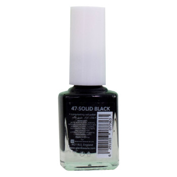 Glambeaute Nail Enamel 47 Solid Black