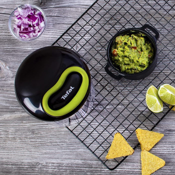 Tefal Non Electric Manual Chopper,Transparent Black Green