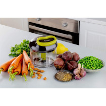 Tefal Non Electric Manual Chopper,Transparent Black Green