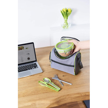 Tefal Masterseal Food Keeper 1 Litre Salad Box Food Container, Green, Plastic, K3100112