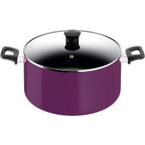 Tefal Simply Cook 15 Pcs Cooking Set, Purple, Aluminium, B093Se86