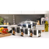 Tefal Intuition 36 Cm Casserole With Lid, Stainless Steel, B9087514