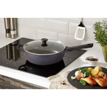 Tefal Trattoria G60537 Saute Pan 28 CM Cast Aluminium Good Heat Retention