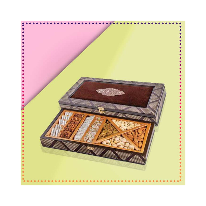 Wooden Dryfruits and Sweets Box