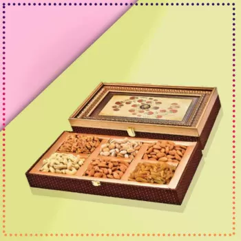 Premium Dryfruits Wooden Box