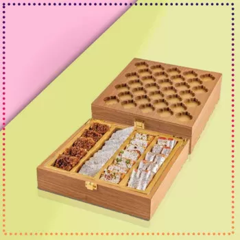 Premium Wooden Sweets Box