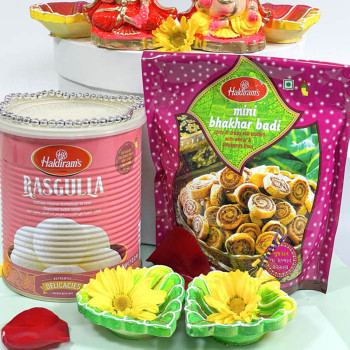 Rasgulla and Idol Diwali Hamper