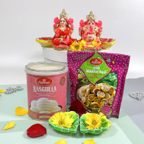 Rasgulla and Idol Diwali Hamper
