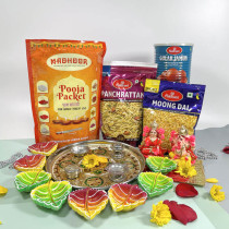 Gulab Jamun and Diya Hamper