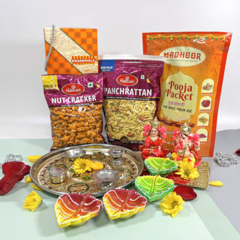 Patchi Chocolate and Pooja Thali Hamper