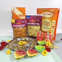 Patchi Chocolate and Pooja Thali Hamper