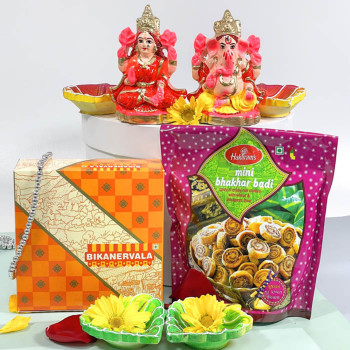 Rasgulla and Pooja Thali Hamper