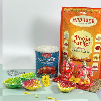 Auspicious Kaju Katli Diwali Hamper