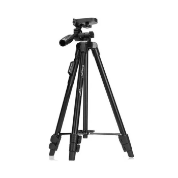 Yunteng Lightweight Aluminum Tripod With Bluetooth Shutter, Black