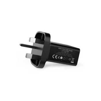 Powerport 24W 2Usb Port Black