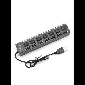 7 Port Slot Tap Usb 2.0 Hub...