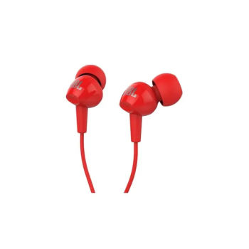 Wired Inear Headphones Red