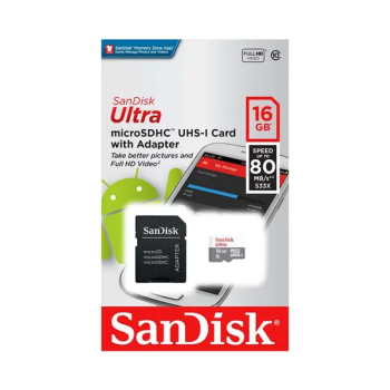 Class 10 Ultra Android Microsdhc Memory Card And Sd Adapter 16 Gb
