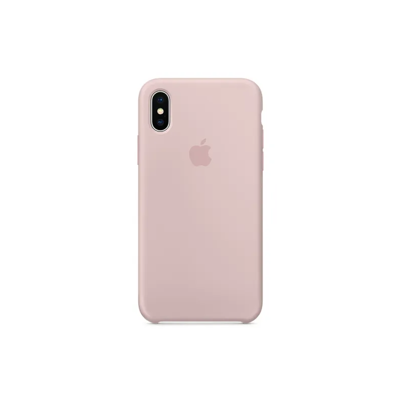 Silicone Ultra Thin Transparent Case Cover For Apple Iphone X Pink