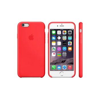 Silicone Snap Case Cover For Apple Iphone 6 Plus Red