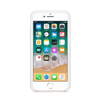 Soft Touch Silicone Case Cover For Apple Iphone 87 White