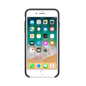 Silicone Case Cover For Apple Iphone 8 Plus7 Plus Black