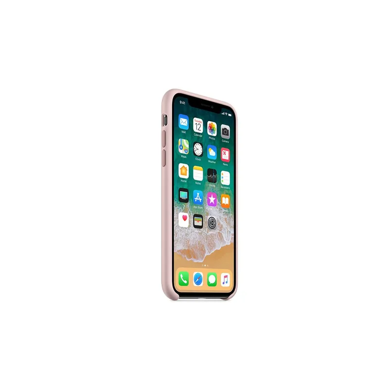 Silicone Case Cover For Apple Iphone X Pink Sand