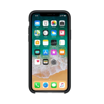 Silicone Case Cover For Apple Iphone X Black