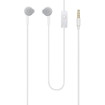 Inear Wired Earphones With Mic White
