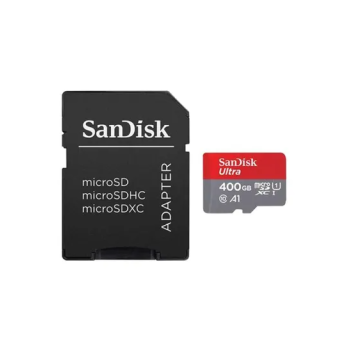 Ultra Sdsquar400Ggn6Mn Memory Card With Adapter Red Grey