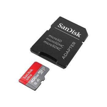 Ultra Sdsquar400Ggn6Mn Memory Card With Adapter Red Grey