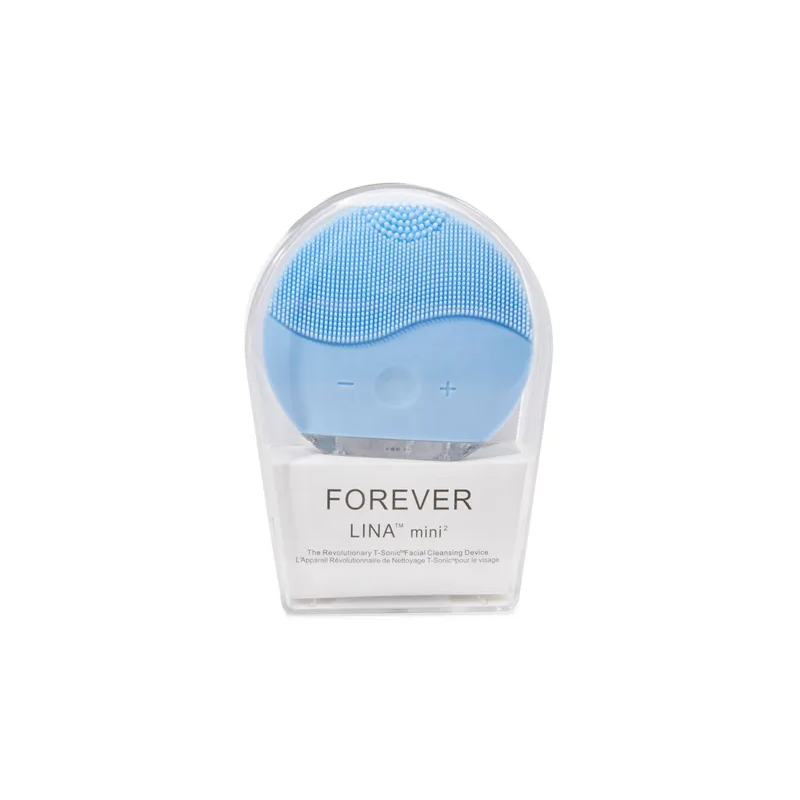 Lina Mini Silicone Facial Cleansing Device Blue