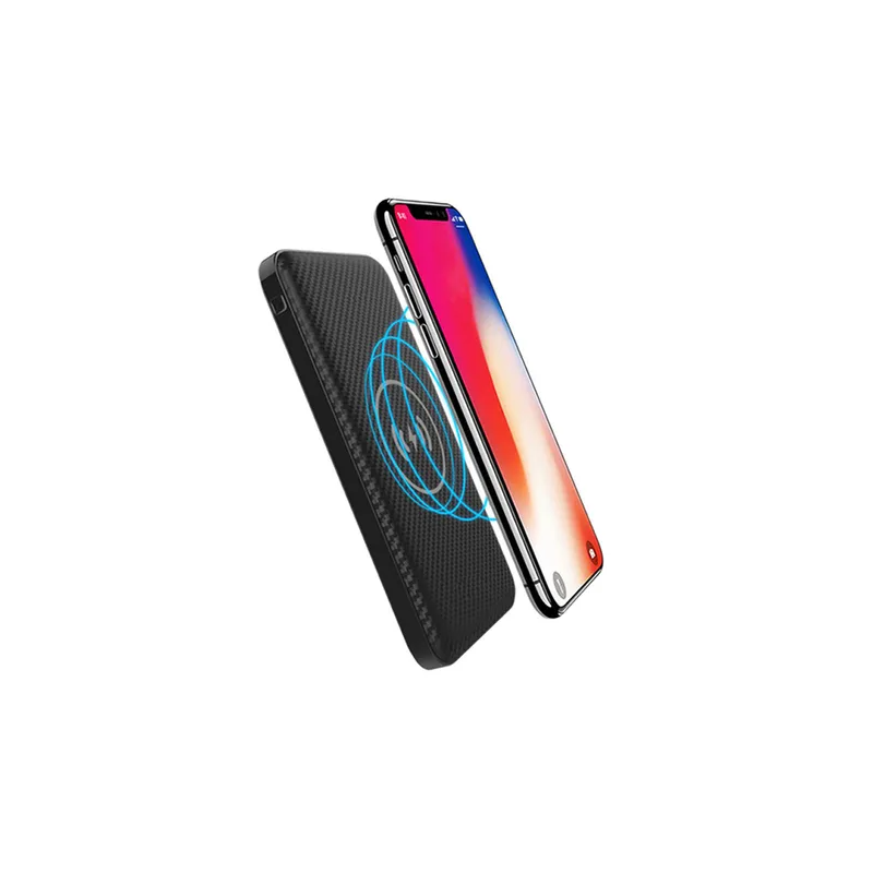 Wireless Charger Power Bank Black