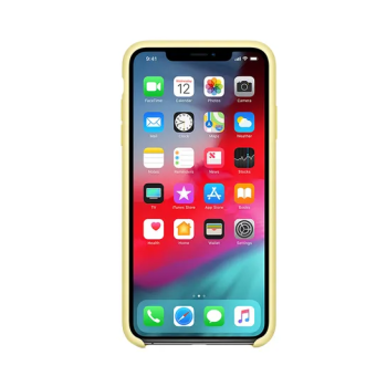 Protective Back Case Cover For Apple Iphone Xr Yellow