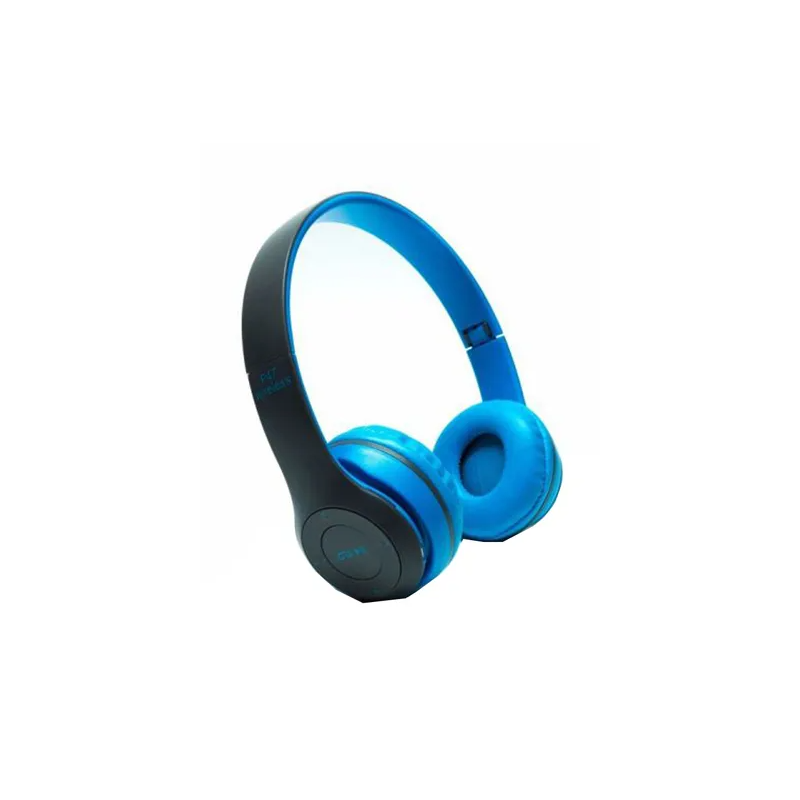 P47 Bluetooth Overear Headphones Blueblack