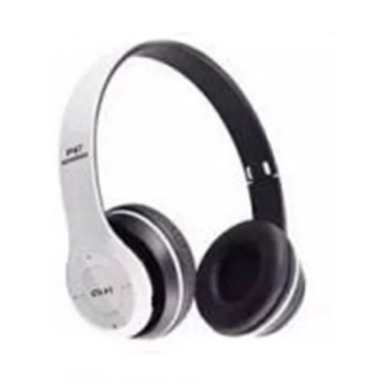Bluetooth Onear Headphones With Mic Whiteblack