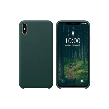 Silicone Soft Case Cover For Iphone Xs Max Green