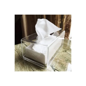 Acrylic Tissue Box Clear 11.6 x 21.6 x 9 Centimeter