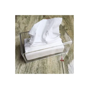 Acrylic Tissue Box Clear 11.6 x 21.6 x 9 Centimeter
