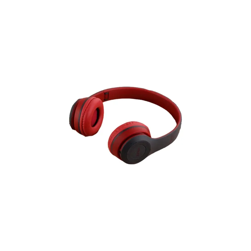 P47 Bluetooth Waterproof Overear Headphones Redblack