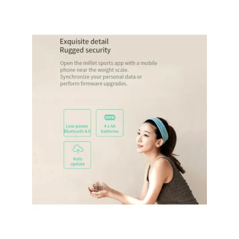 Led Display Smart Weighing Scale 2 White