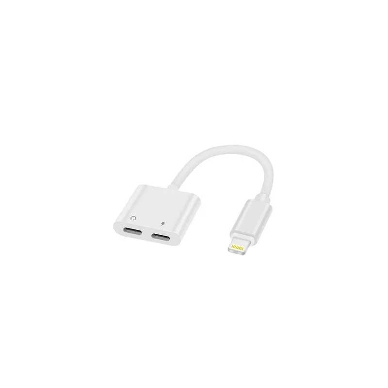 Headphone Adaptor Charger For Apple Iphone 78X White