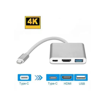 4K Hdmi To Typec Adapter Silver