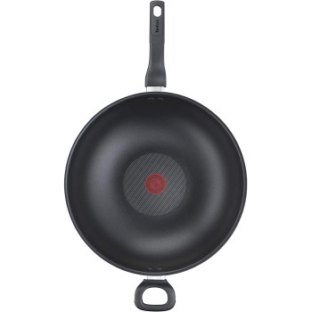 Tefal Cook Easy Xl 36 Cm Non Stick Wokpan With Lid, Aluminium, Black, B5039296