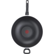 Tefal Cook Easy Xl 36 Cm Non Stick Wokpan With Lid, Aluminium, Black, B5039296
