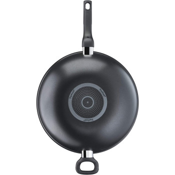 Tefal Cook Easy Xl 36 Cm Non Stick Wokpan With Lid, Aluminium, Black, B5039296