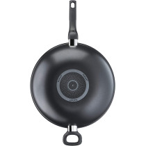 Tefal Cook Easy Xl 36 Cm Non Stick Wokpan With Lid, Aluminium, Black, B5039296