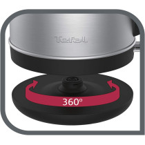 Tefal Express Large Capacity 1.7 Litre Kettle, 2400 Watt, Silver, Plastic Stainless Steel Ki280D27 Min 1 year manufacturer warranty