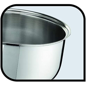 Tefal Casserole Cooking Pot with Lid, 20 cm, Stainless Steel