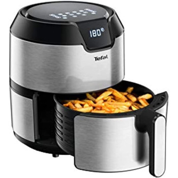 Tefal Easy Fry Digital Interface 4.2 L Oil Less Fryer, Silver, Metal Stainless Steel, Ey401D27 Min 1 year manufacturer warranty